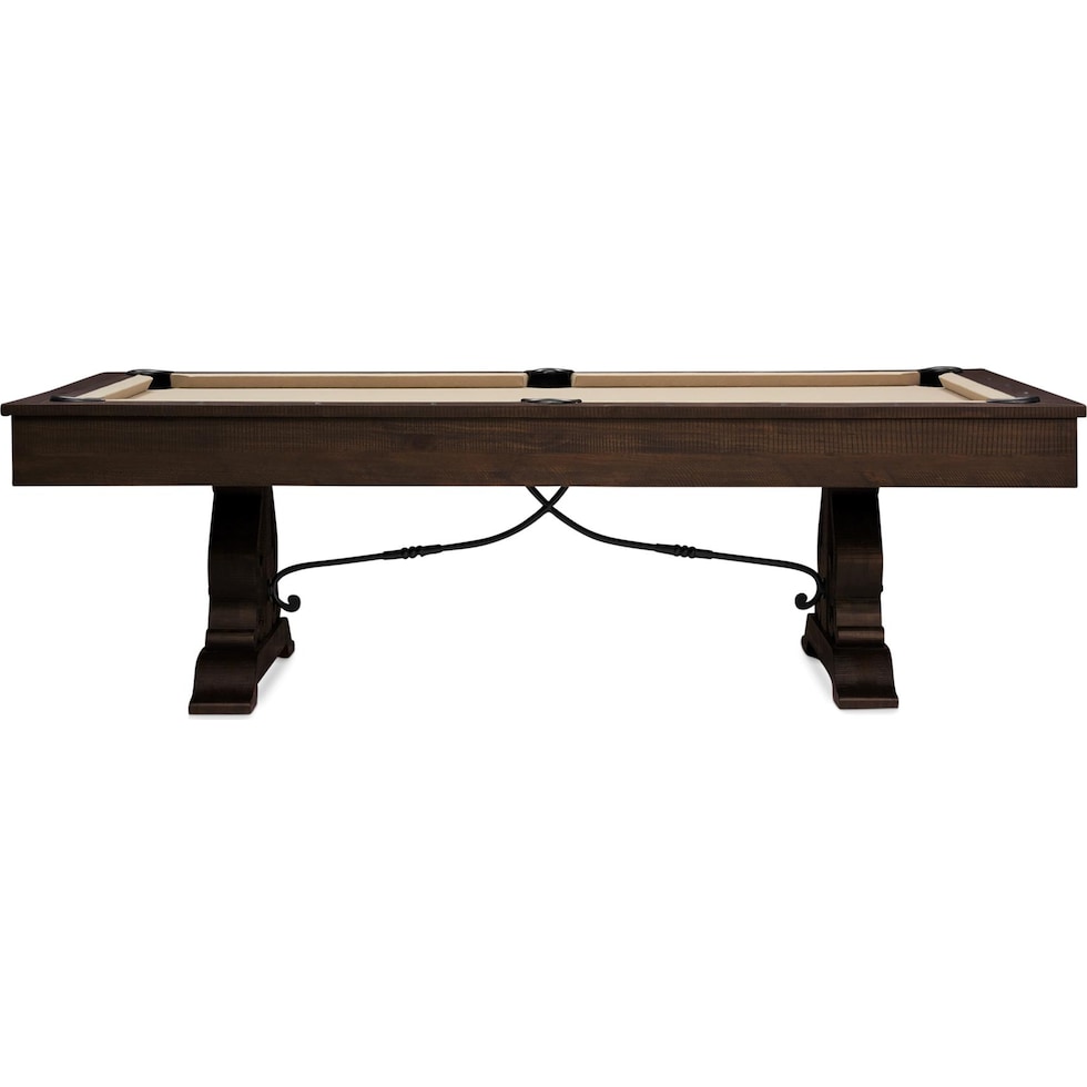 charthouse gaming dark brown gaming table   