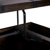 charthouse occasional dark brown coffee table   