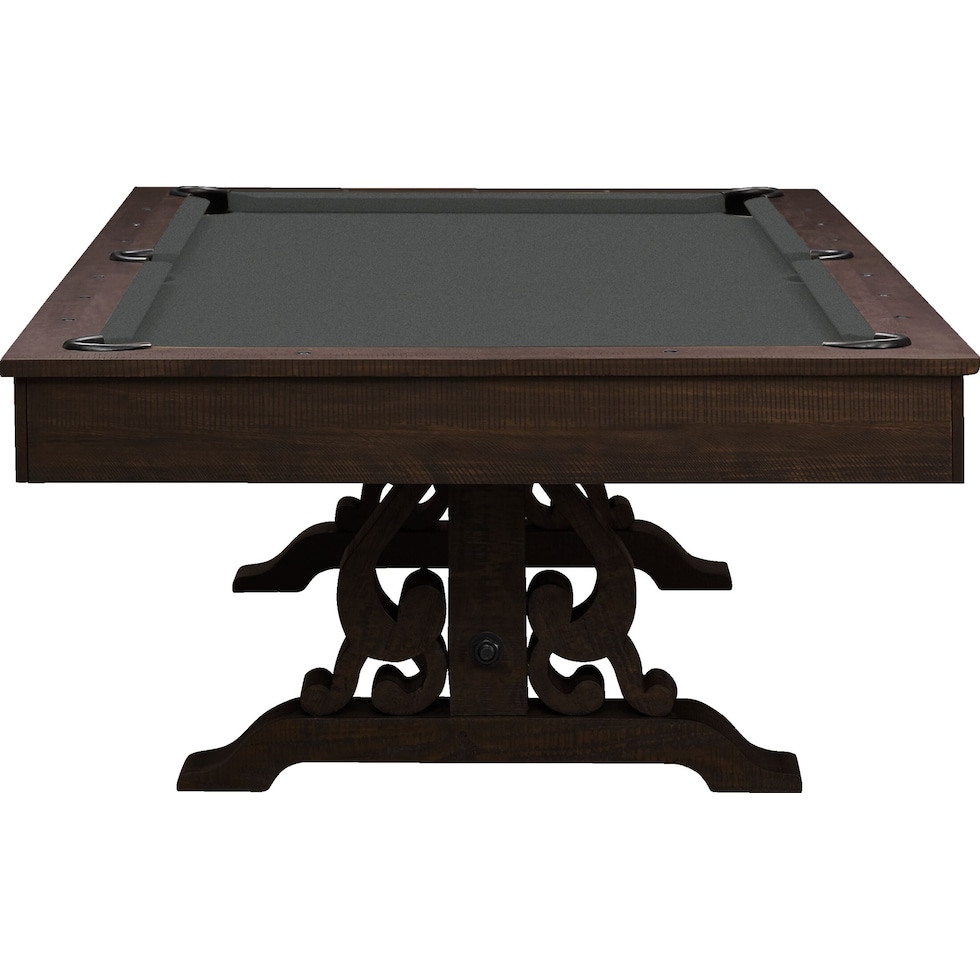 charthouse occasional dark brown gaming table   