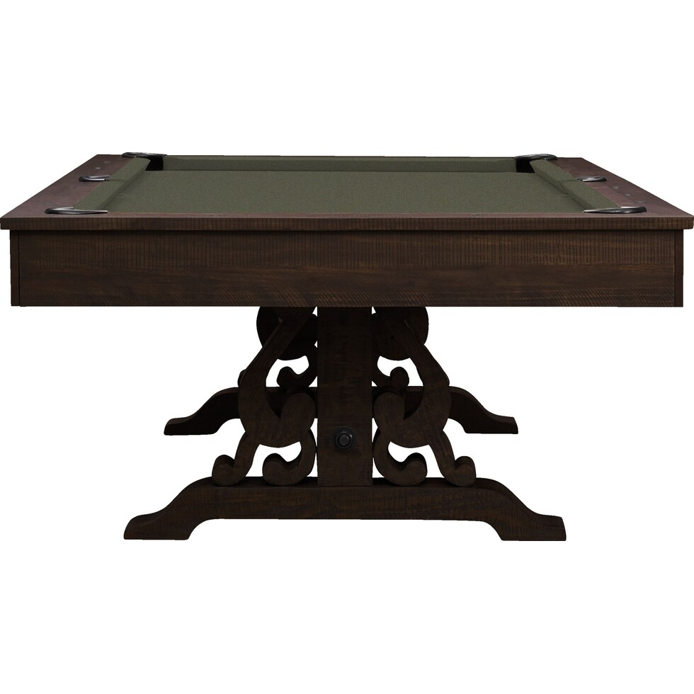 charthouse occasional dark brown gaming table   