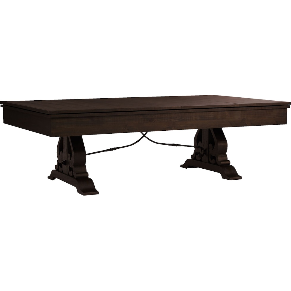 charthouse occasional dark brown gaming table   