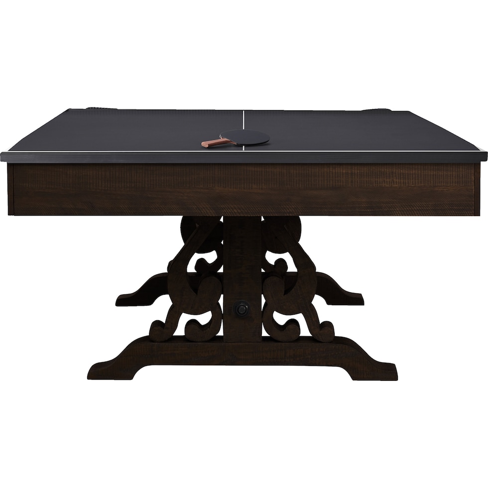 charthouse occasional dark brown gaming table   