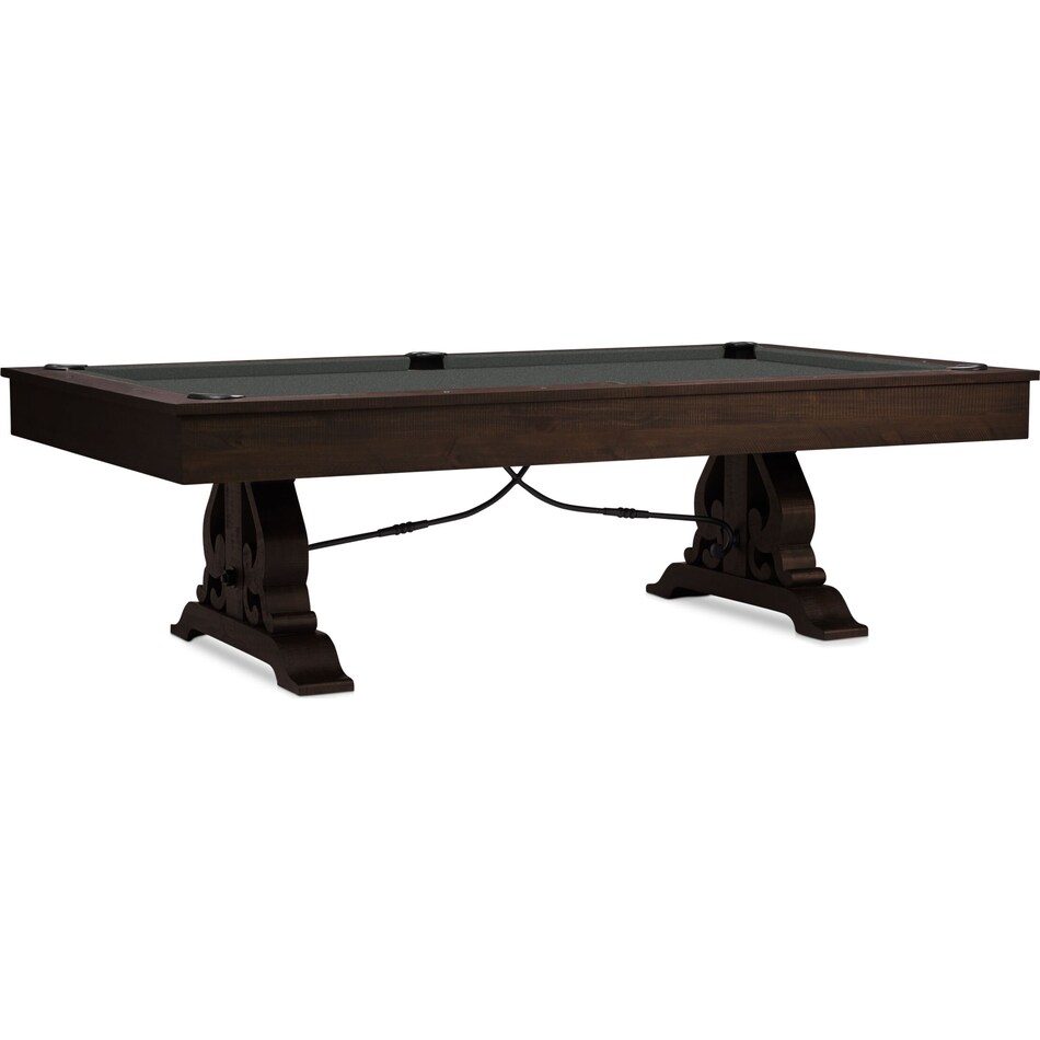 6-in-1 Walnut Table for Dining, Ping Pong, Pool & Other Games