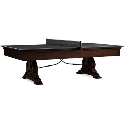 Charthouse Pool Table with Table Tennis Top - Olive