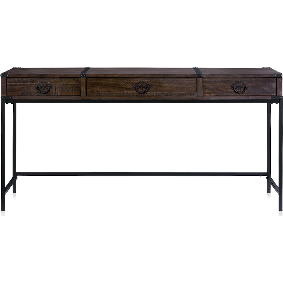 charthouse occasional dark brown sofa table   