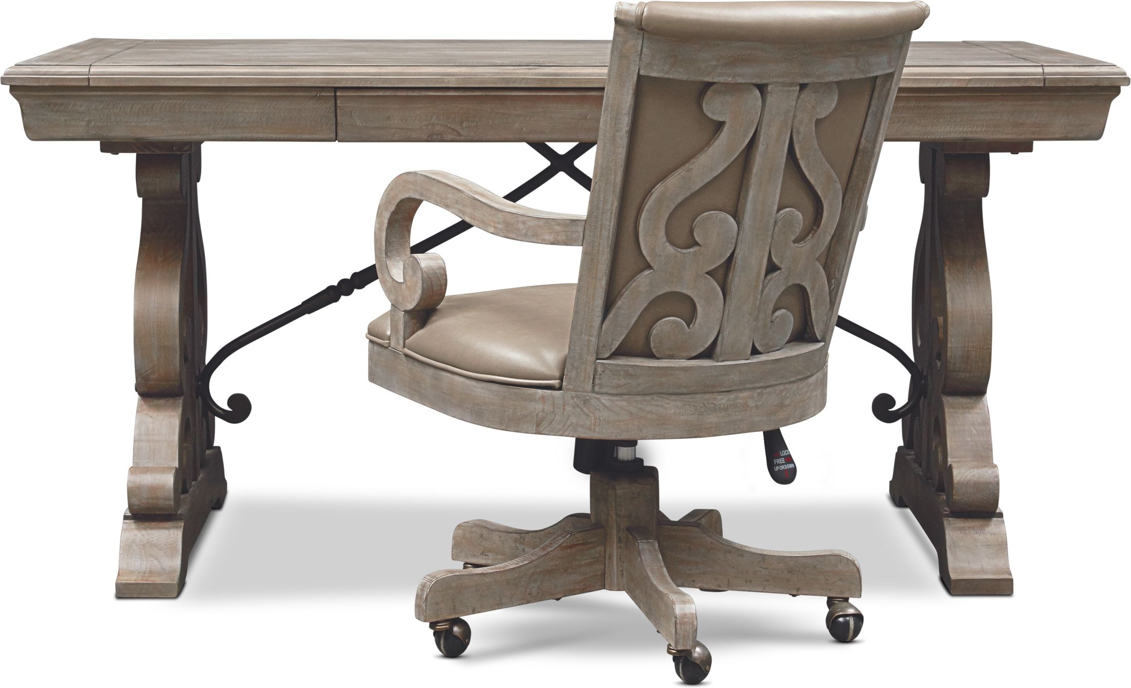 charthouse office desk and chair set