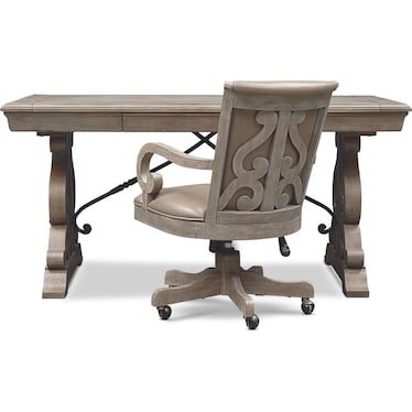 Charthouse Office Desk and Chair Set