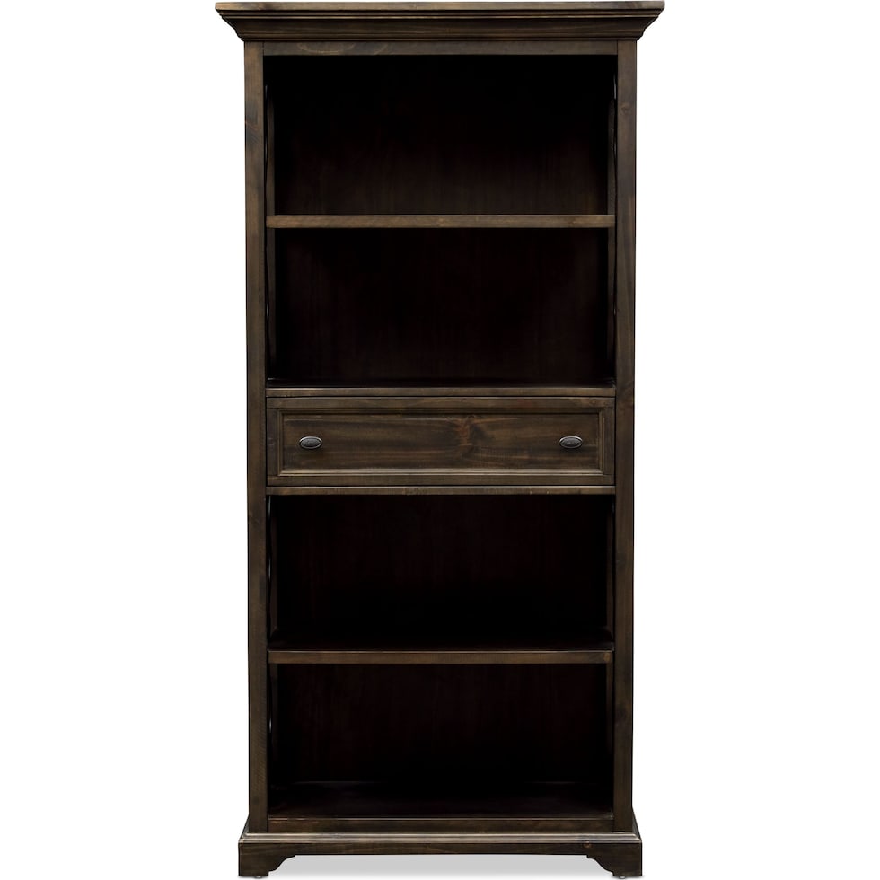 charthouse office gray bookcase   