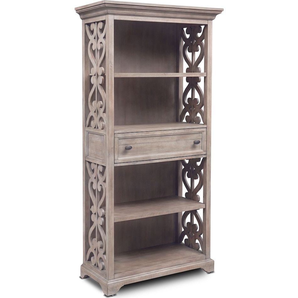 charthouse office gray bookcase   