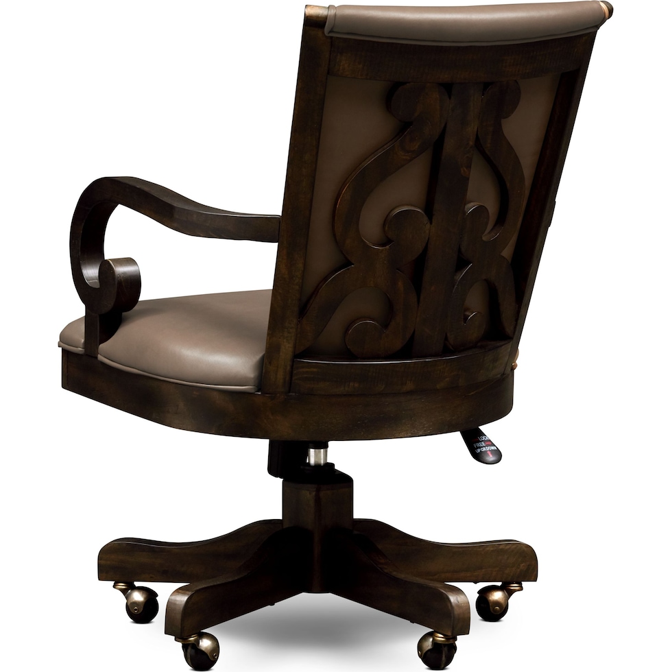 charthouse office gray desk chair   