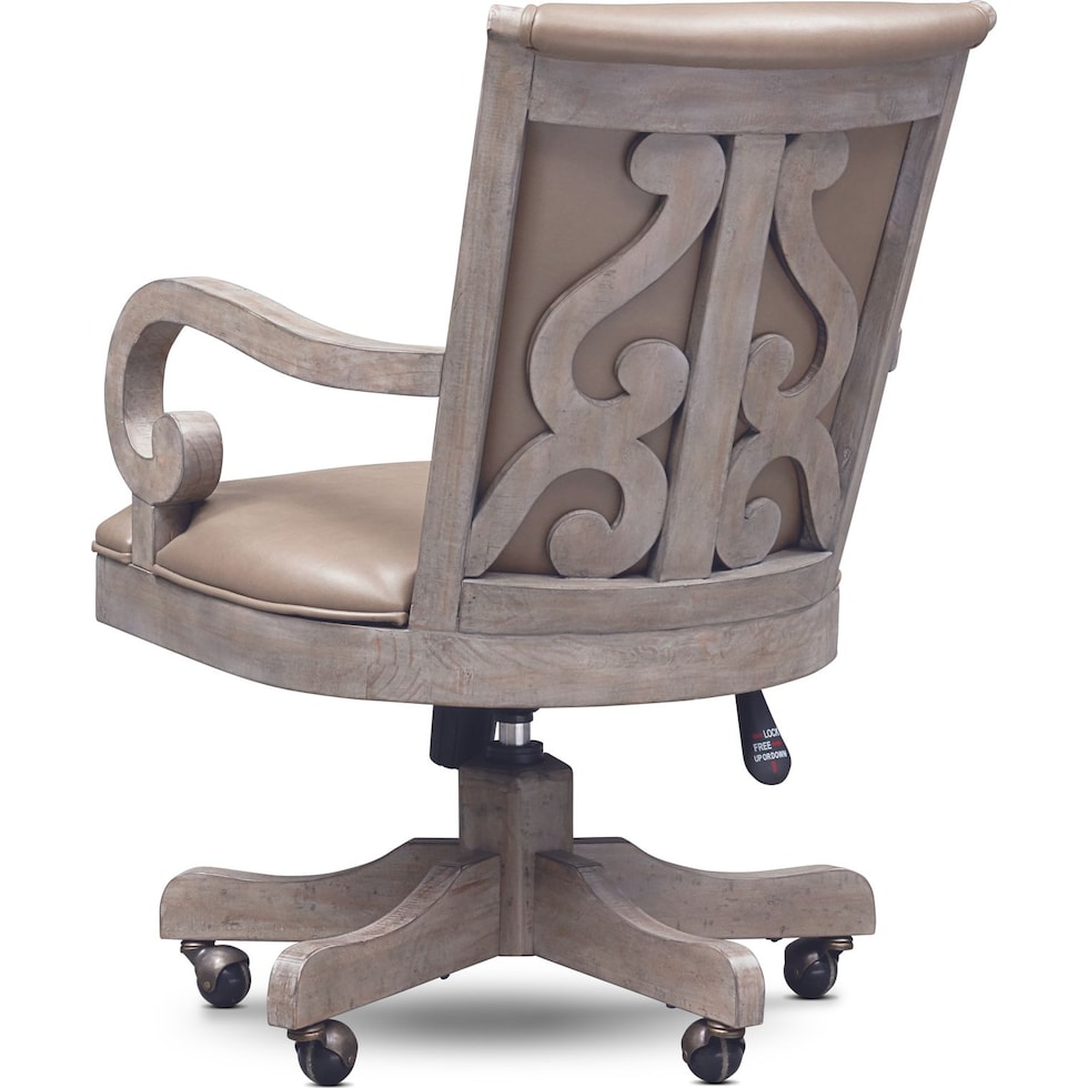 charthouse office gray desk chair   