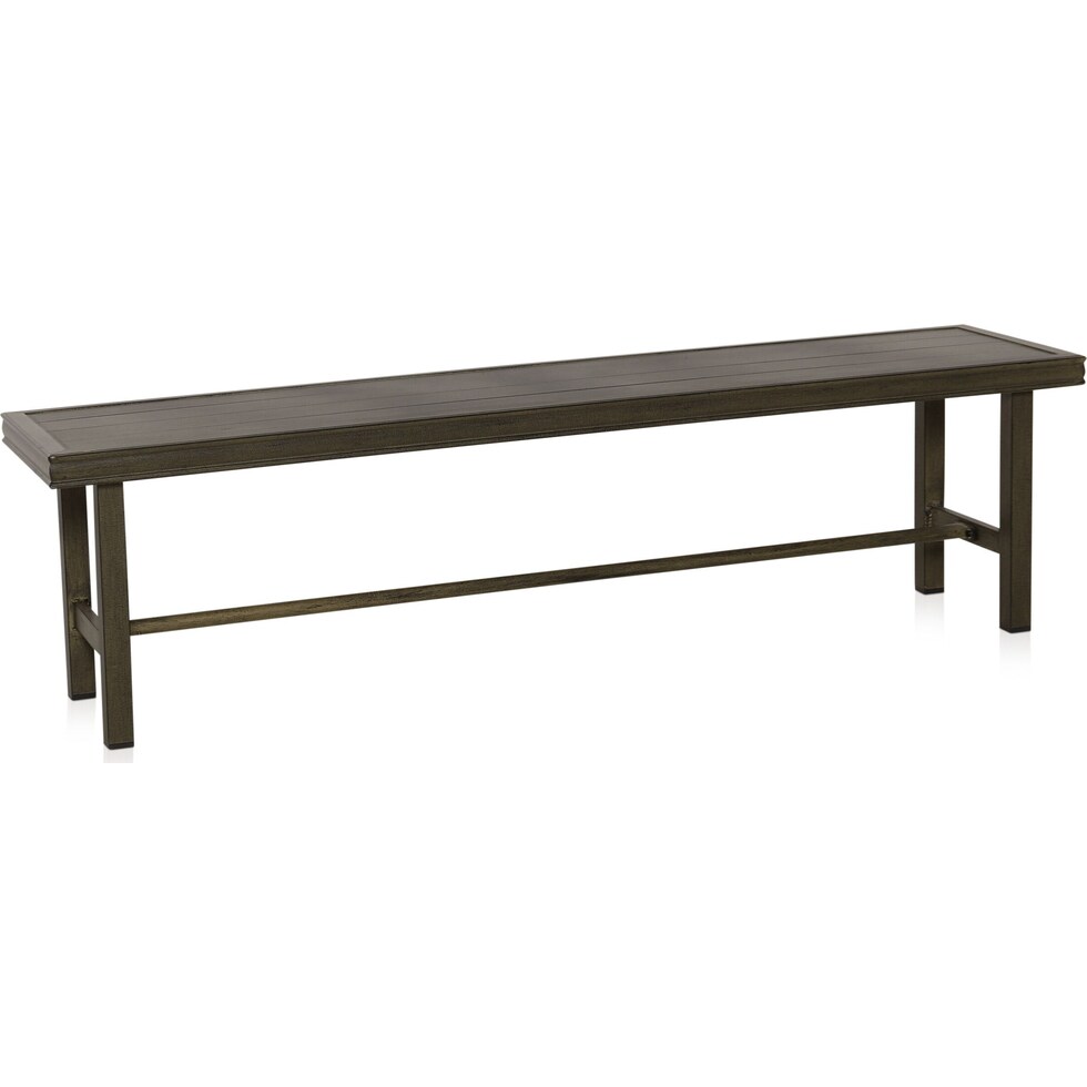 charthouse outdoor dark brown outdoor bench   