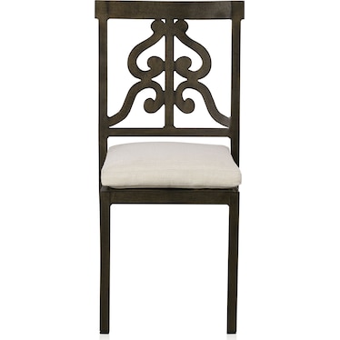 Charthouse Outdoor Scroll-Back Dining Chair