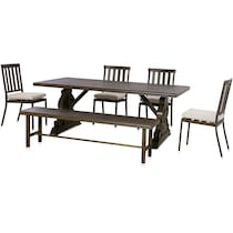 charthouse outdoor dark brown outdoor dinette   