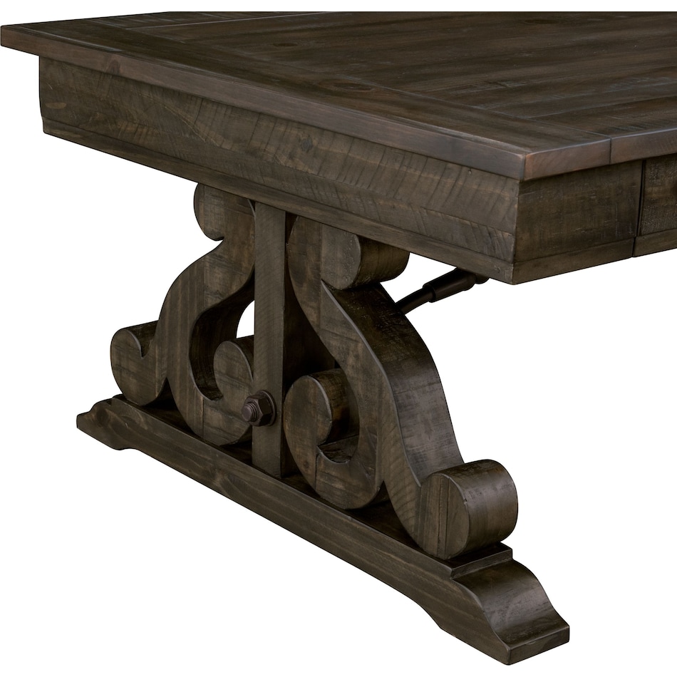 charthouse tables dark brown coffee table   
