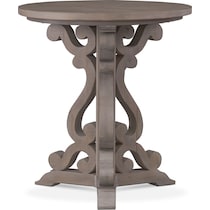 charthouse tables gray chairside table   