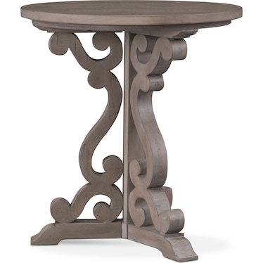 Charthouse Chairside Table - Gray
