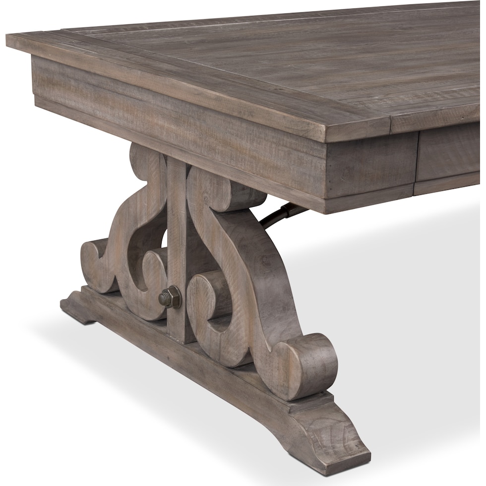 charthouse tables gray coffee table   