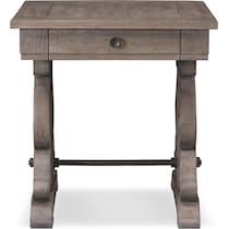 charthouse tables gray end table   