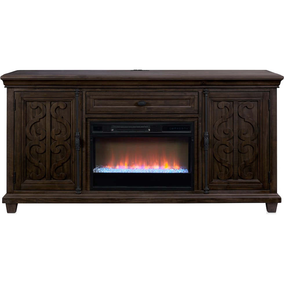 charthouse tables gray fireplace tv stand   