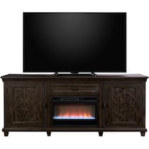 charthouse tables gray fireplace tv stand   