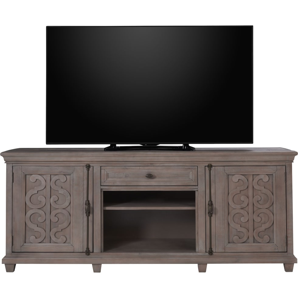 charthouse tables gray tv stand   