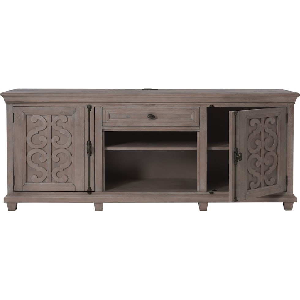 charthouse tables gray tv stand   