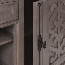 charthouse tables gray tv stand   