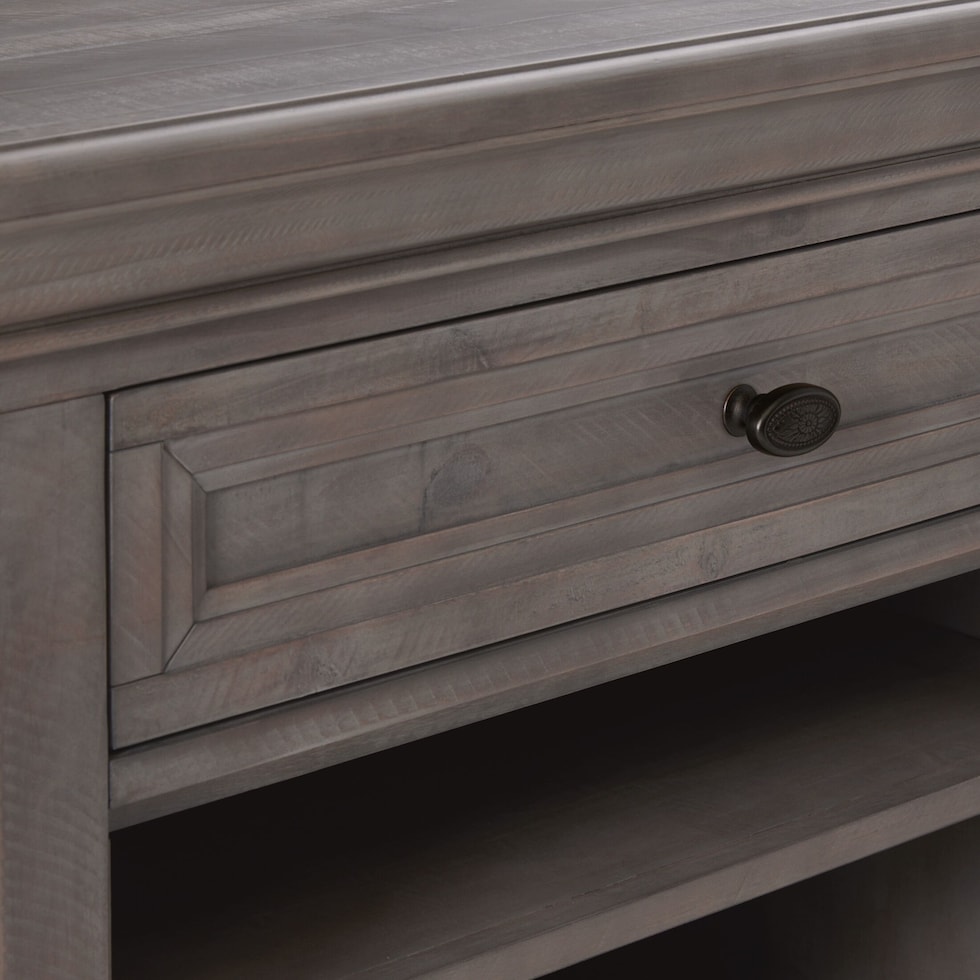 charthouse tables gray tv stand   