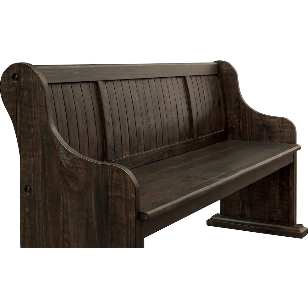 charthouse charcoal bench   