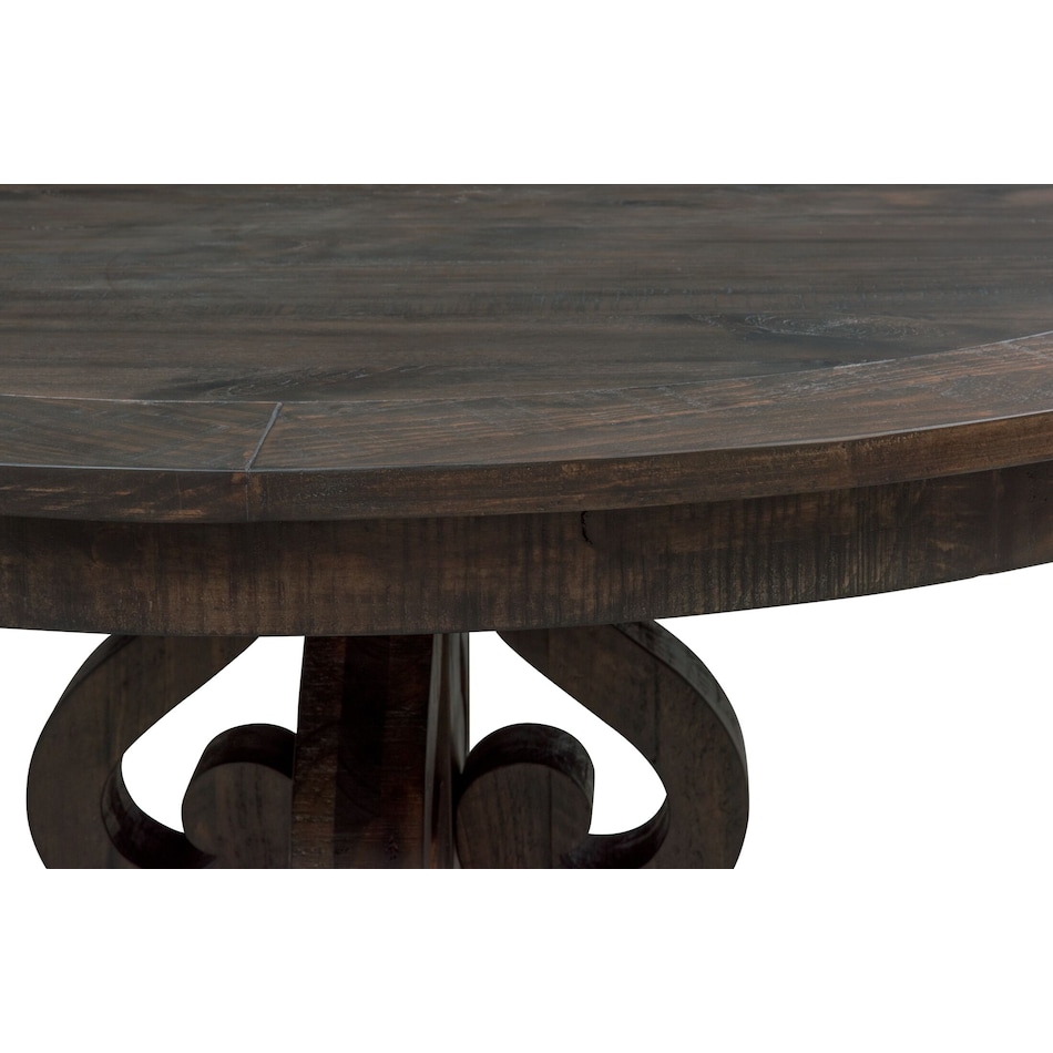 charthouse charcoal dining table   