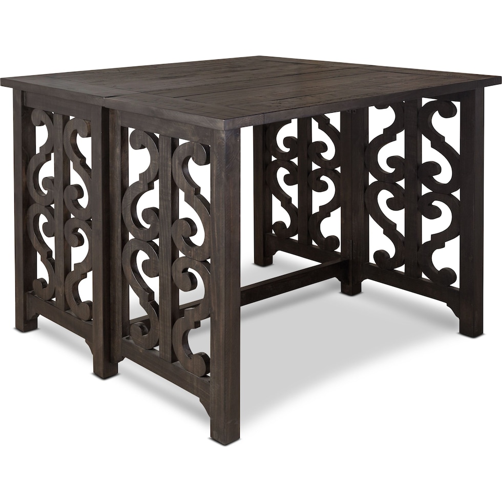 charthouse dark brown breakfast bar   