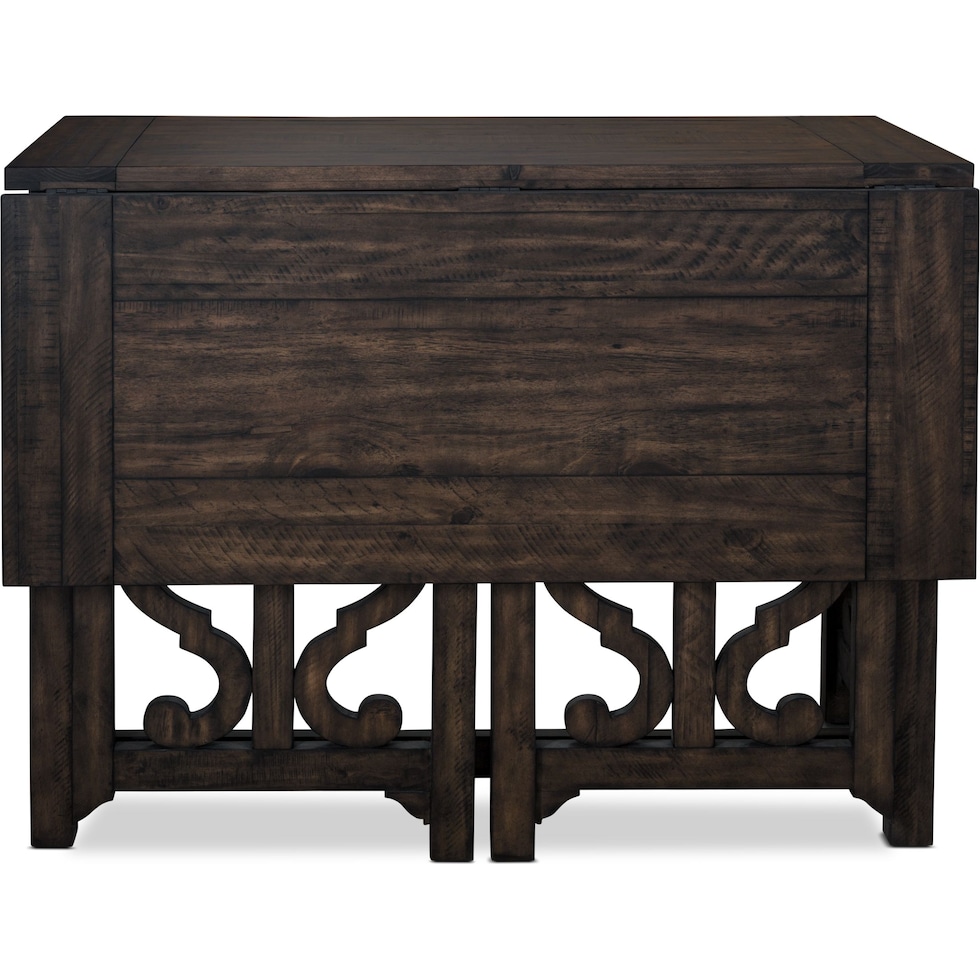 charthouse dark brown breakfast bar   