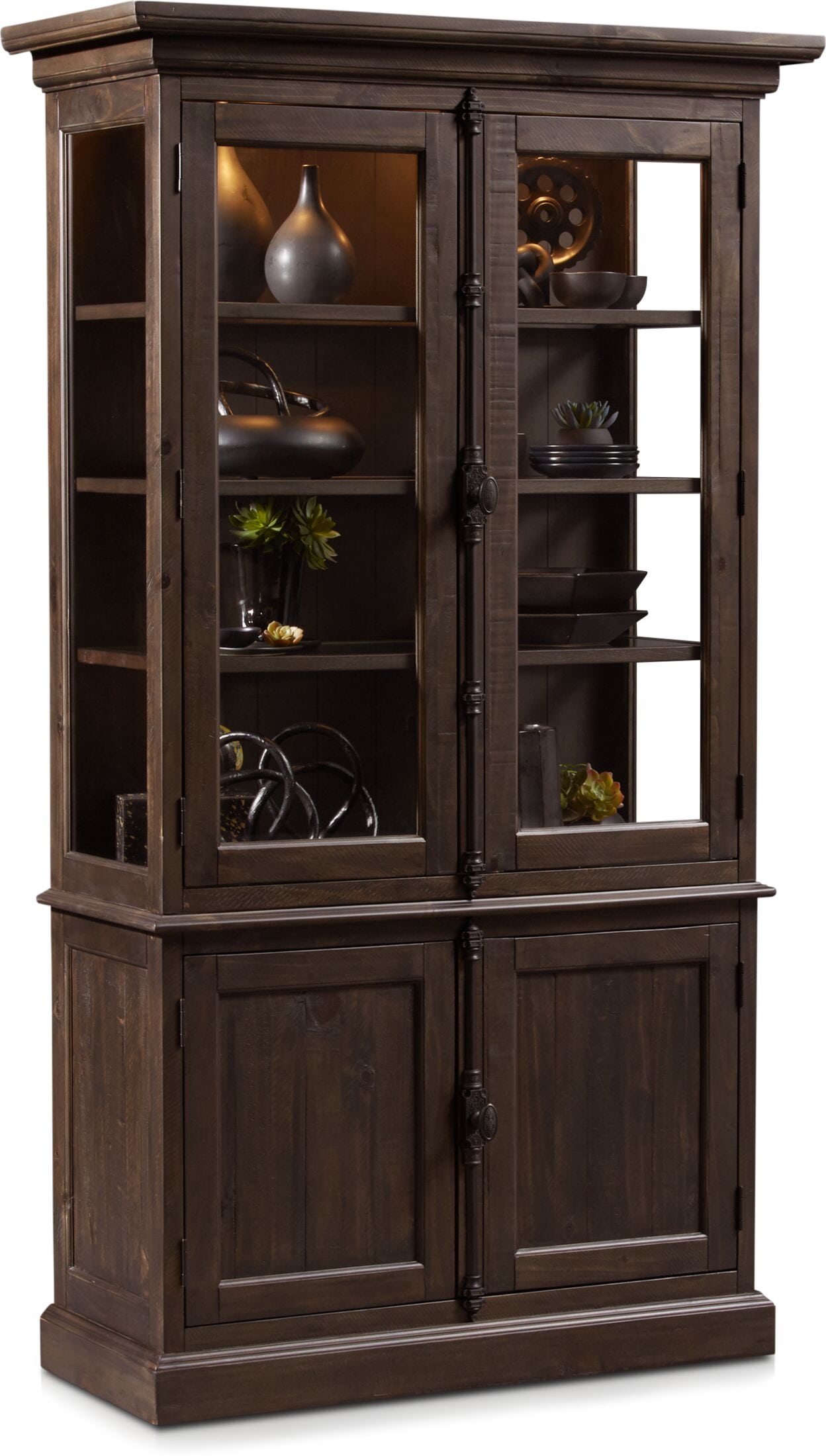 American furniture curio deals cabinets