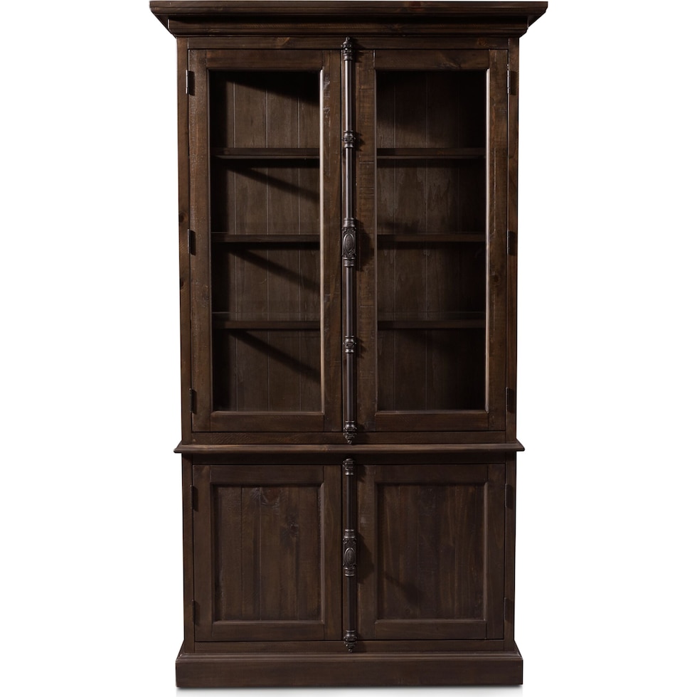 charthouse dark brown curio   