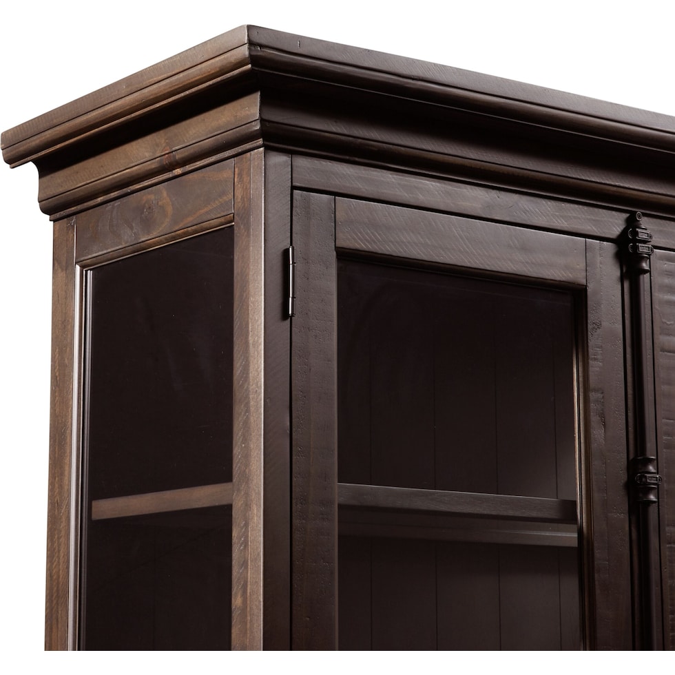 charthouse dark brown curio   