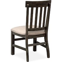 charthouse dark brown side chair   