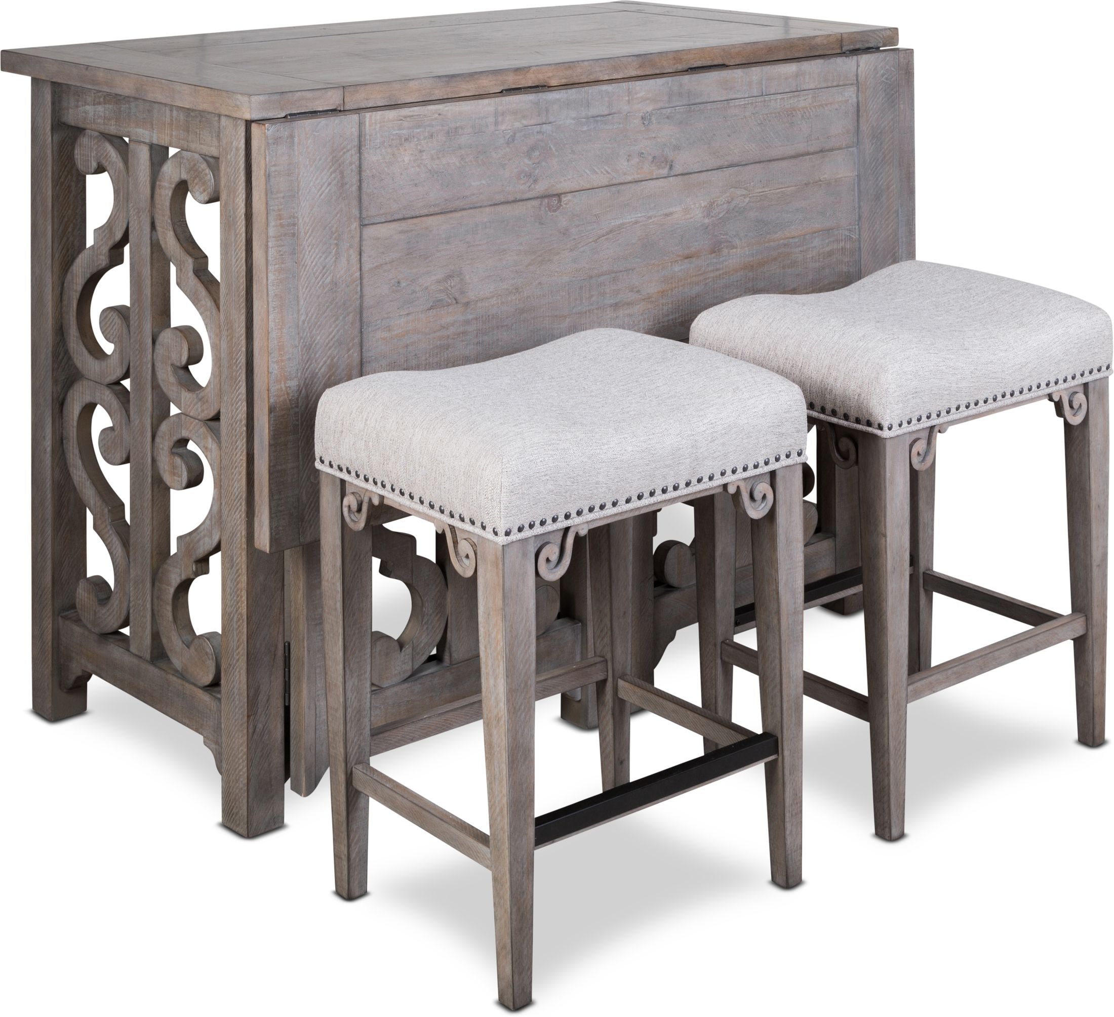 Grey stools for breakfast bar hot sale