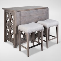 charthouse gray  pc counter height dining room web   