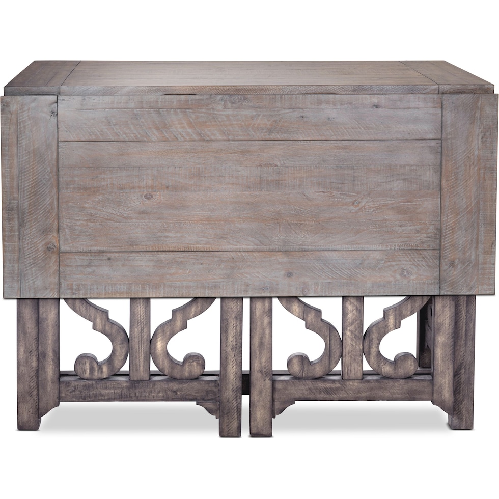 charthouse gray breakfast bar   