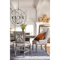 charthouse gray side chair   
