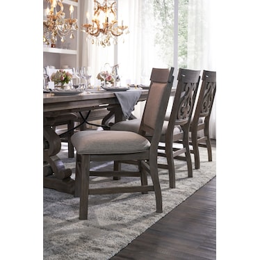Charthouse Upholstered Dining Chair - Gray