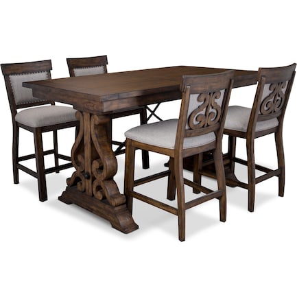 Charthouse Counter Height Dining Table, Pub Height Kitchen Table And Chairs