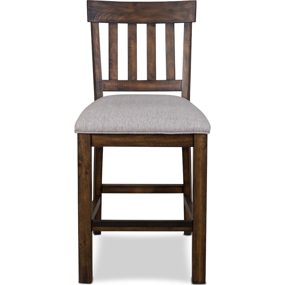 charthouse light brown  pc counter height dining room   