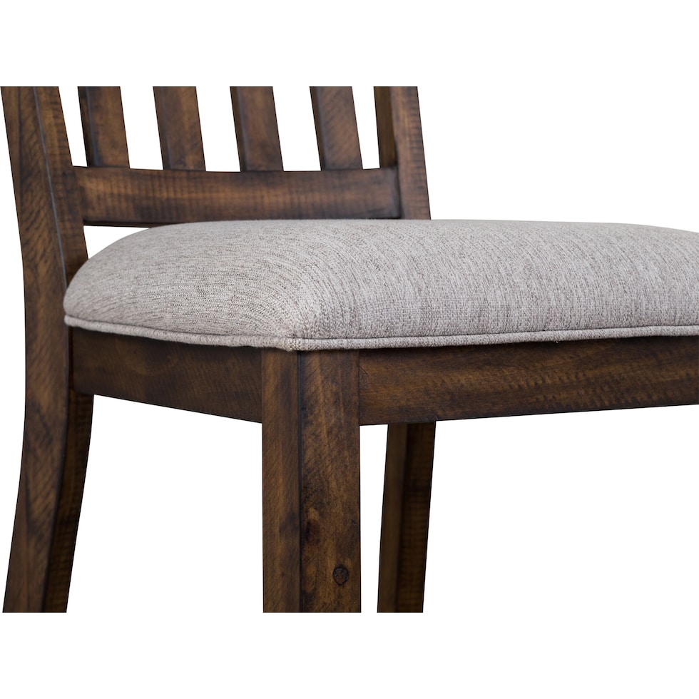 charthouse light brown  pc counter height dining room   