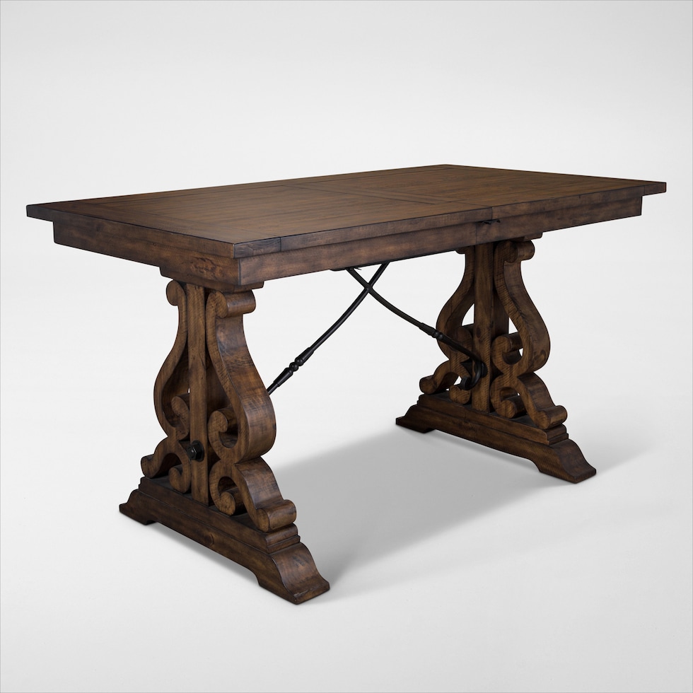 charthouse light brown  pc counter height dining room web   