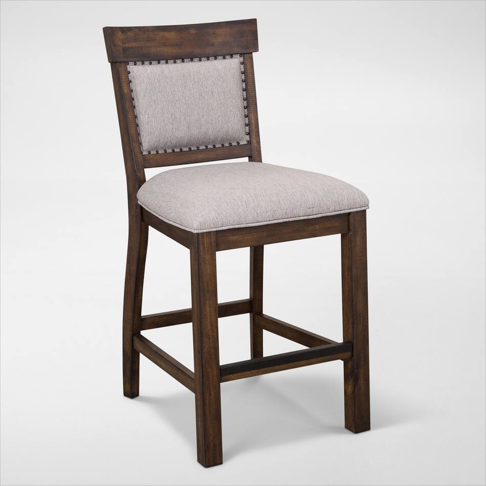 Charthouse CounterHeight Extendable Dining Table and 6 Upholstered