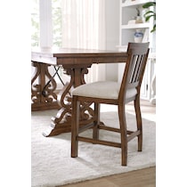 charthouse light brown counter height stool   