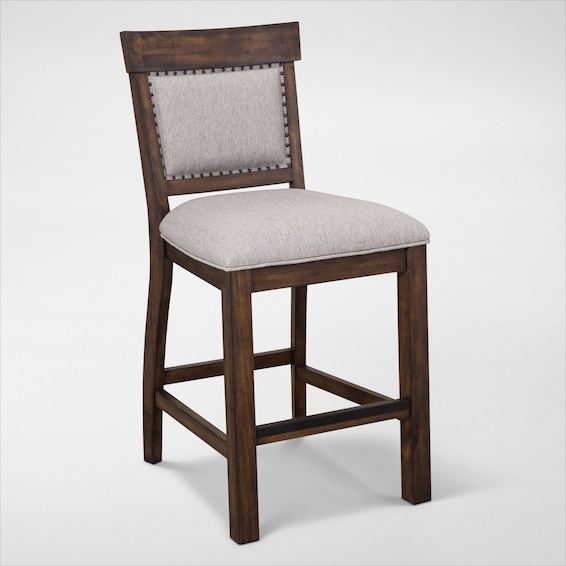 Charthouse CounterHeight Dining Table and 4 Upholstered Stools