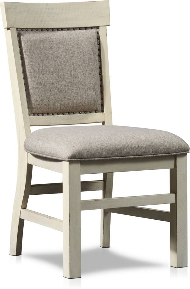 Charthouse Rectangular Dining Table and 6 Upholstered Side Chairs